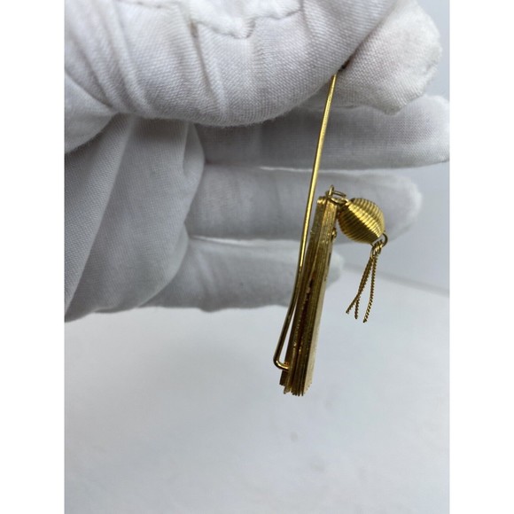 Vintage Adjustable Asian Theme Gold Tone Fan Stick Pin - Picture 11 of 13